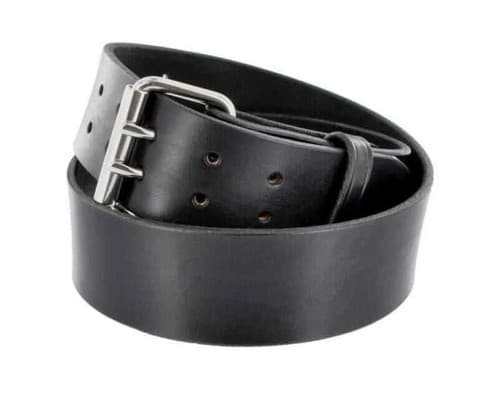 Filson Double Prong Belt Black Bridle Leather Brass 1.5 in USA Made Size 32 New - image 1