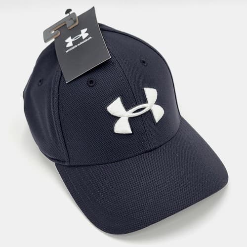 Under Armour BLITZING 3.0 Black UA LOW STR Golf Hat M/L NWT - image 1