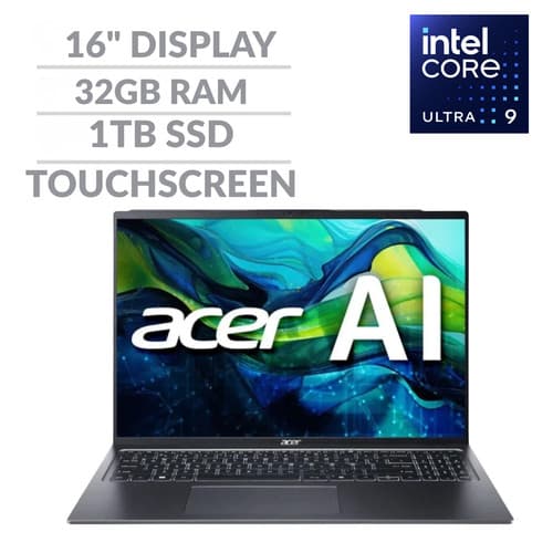 Acer Swift Go 16-inch Touchscreen Laptop Intel Core Ultra 9 185H 32GB RAM 1TB SSD NX.KSPAA.001 Refurbished - image 1