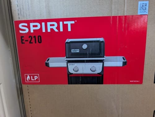 Weber Spirit E-210 Gas Grill Liquid Propane 2-Burner Black with Cover New - image 1