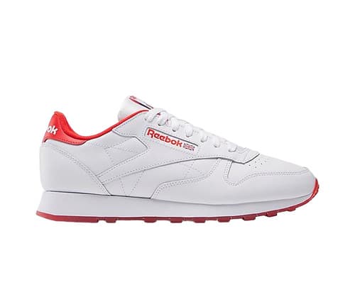 REEBOK MENS WHITE RED CLASSIC LEATHER 100033913 IF5046 - image 1