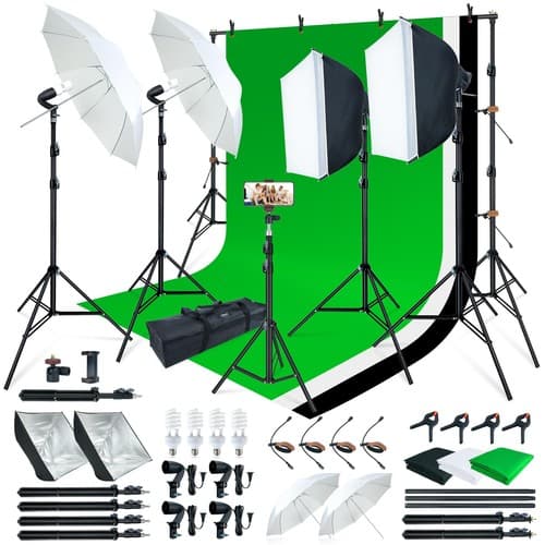 Linco Food System AM169 Photo Video Studio Light Kit - image 1