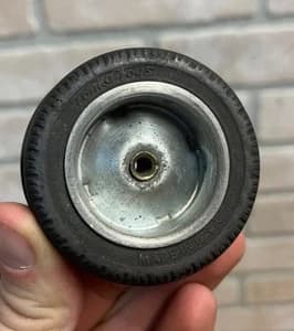 Vintage 1950s Tonka Dual Tandem Wheels for Semi Truck Original Part - image 1