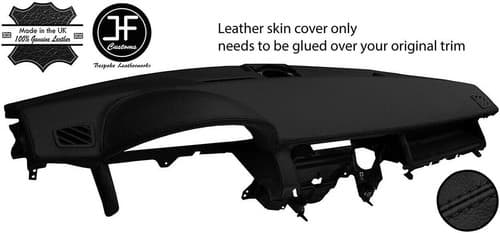 Black Stitch Top Dashboard Leather Cover for Land Rover Discovery 3 LR3 2004-2009 - image 1