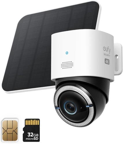 Eufy 4G LTE Cam S330 4K Cellular Wireless Security Camera Solar Powered with SIM Card - image 1
