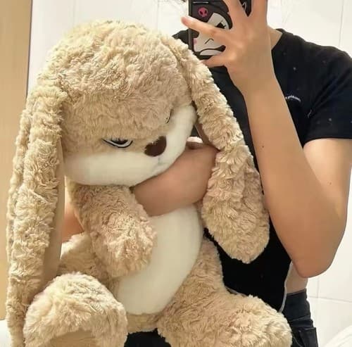 Large Size Angry Rabbit Stuffed Plush Toy - image 1