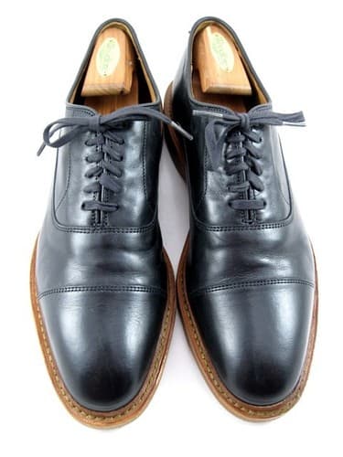 Allen Edmonds "PARK AVENUE" VERSE Cap-Toe Oxfords 9 B Black WORN ONCE (717N) - image 1