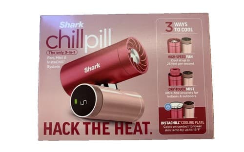 Shark ChillPill – The Only 3-in-1 Personal Cooling System with Fan Dragon Fruit - image 1