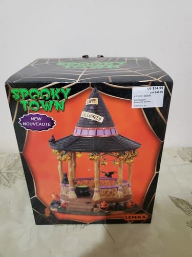 LEMAX Spooky Town Witch Gazebo 2021 #13553 - image 1