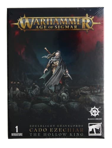 Warhammer Age of Sigmar Cado Ezechiar, The Hollow King Miniature Figure - image 1