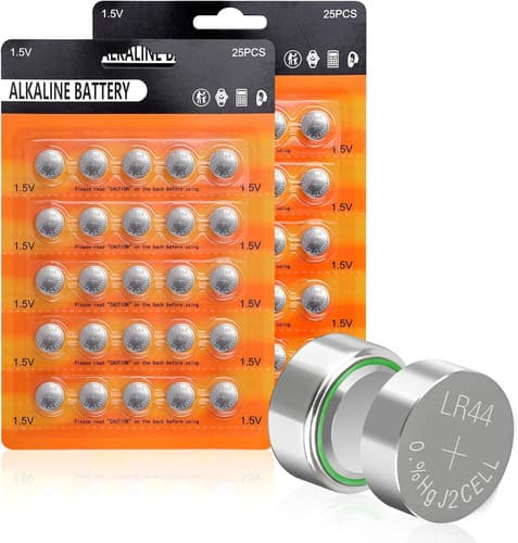 50 Pack LR44 Batteries, AG13 357 303 SR44 A76 LR44 Button Cell Batteries, 1.5V - image 1