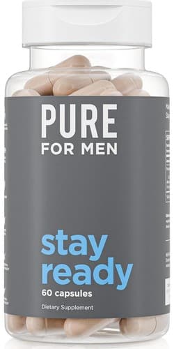 Pure for Men Original Cleanliness Stay Ready Fiber Supplement | Promotes | 60 - image 1