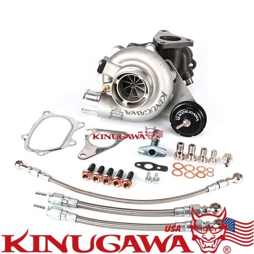 Kinugawa Ball Bearing Turbo 3" GT28-G25 550 48/60mm for Subaru WRX STI A/R .49 - image 1