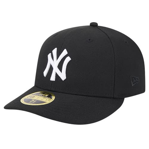 [SALE]- Men's New York Yankees New Era Black Low Profile 59FIFTY Fitted Hat - image 1