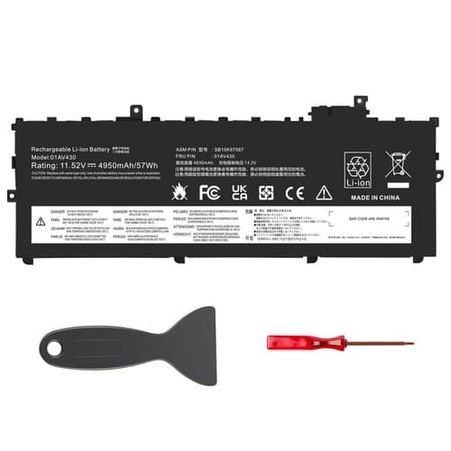 Genuine 01AV430 Battery for Lenovo ThinkPad X1 Carbon 5th & 6th Gen - image 1