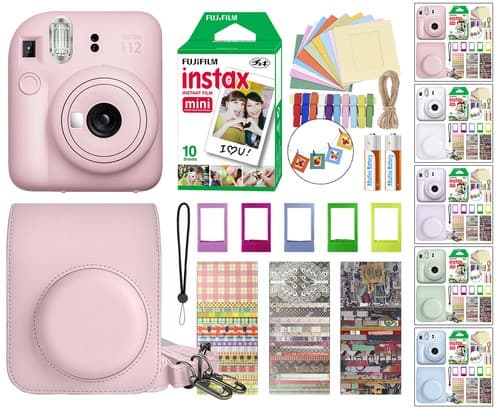 Fujifilm Instax Mini 12 Instant Camera with 10 Film + Accessory Kit - image 1