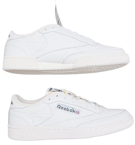 Size 10 - Reebok Club C 85 Vintage Unisex White Shoes - image 1