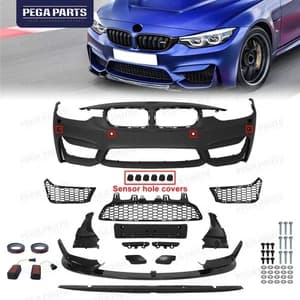 Front Bumper Cover Grille Lip Spoiler M3 Style for BMW 3 Series F30 2012-2019 - image 1