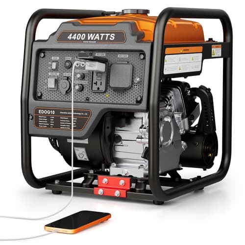 Efurden 4400W Gas Generator Inverter Portable Home Camping 208CC 4-Stroke OHV - image 1