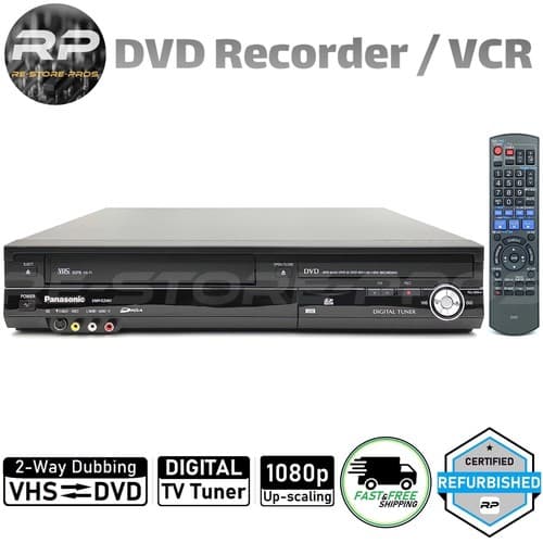 Panasonic DMR-EZ48V DVD VCR Combo Player VHS to DVD Recorder HDMI 1080p TV Tuner - image 1