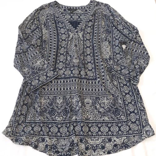 LUCKY BRAND Women's Cotton Modal Casual Comfort Everyday Top Size 1X - image 1