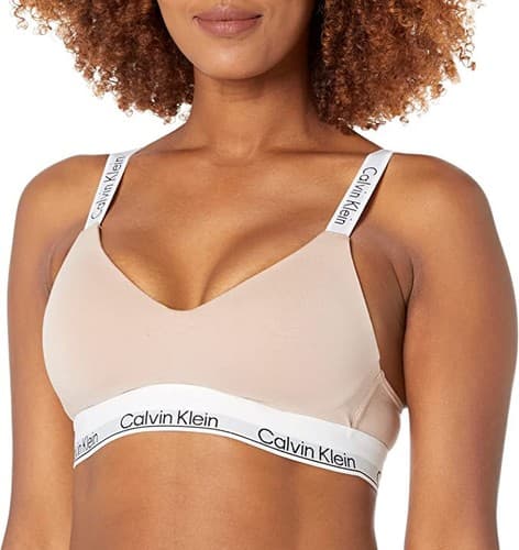 Calvin Klein Women's Modern Cotton Naturals Lightly Lined Wireless Bralette, 1X - image 1
