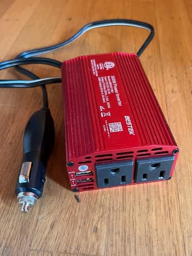 BESTEK 300 WATT POWER INVERTER INPUT DC 12V OUTPUT AC 110V 120V - image 1
