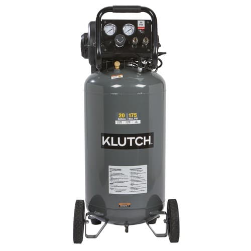 Klutch 20-Gallon Air Compressor, 2 HP, 120 Volts, 175 PSI - image 1