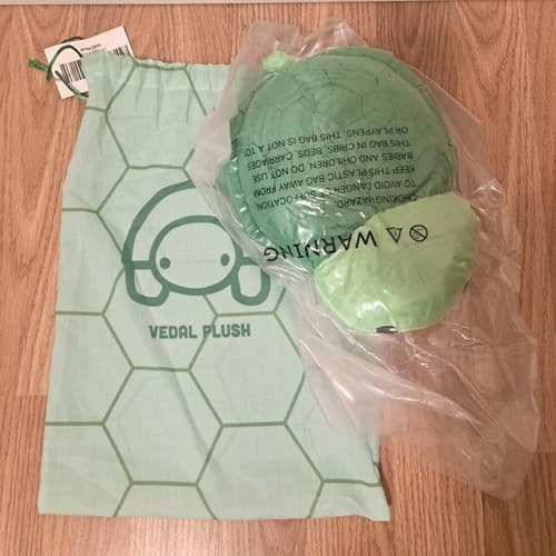 Vedal 10" Turtle Plush - 2025 Vtuber Twitch Merch - New with Carry Bag - image 1