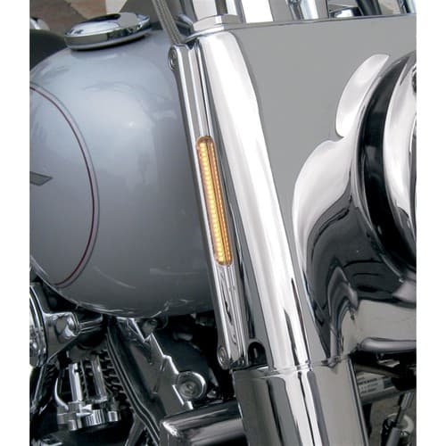 Alloy Art LED Front Signal Light FDH-1 Chrome/Clear - image 1