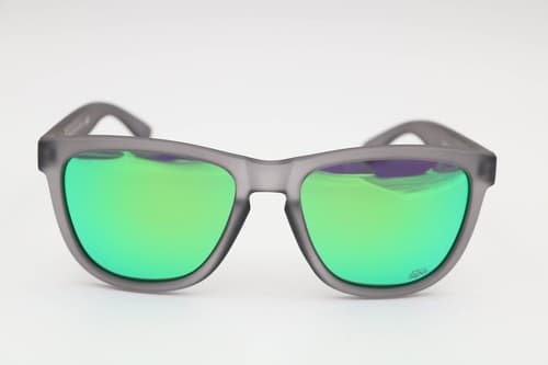 Detour Essentials Gray/Green Mirror Square Polarized Sunglasses 50-10-140 - image 1