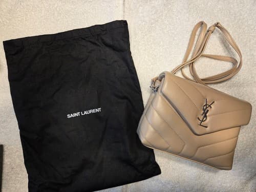 YSL Pouch Monogramme Vitello Piumotto in Nude Powder *New with box/dust bag! - image 1