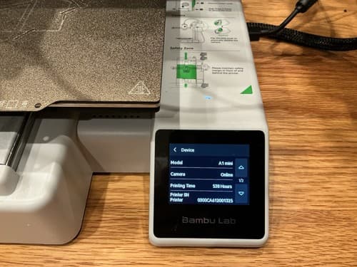 Bambu Lab A1 FDM 3D Printer w/ with ams lite, Wi-Fi Touchscreen 256 mini - image 1