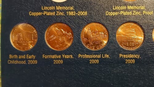 2009 P D Lincoln "Formative Years" Penny Uncirculated 4-Coin Set - image 1