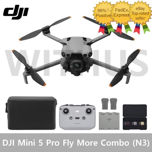 DJI Mini 5 Pro Fly More Combo (DJI N3) Drone (3 Batteries) No Tariffs In US @% - image 1
