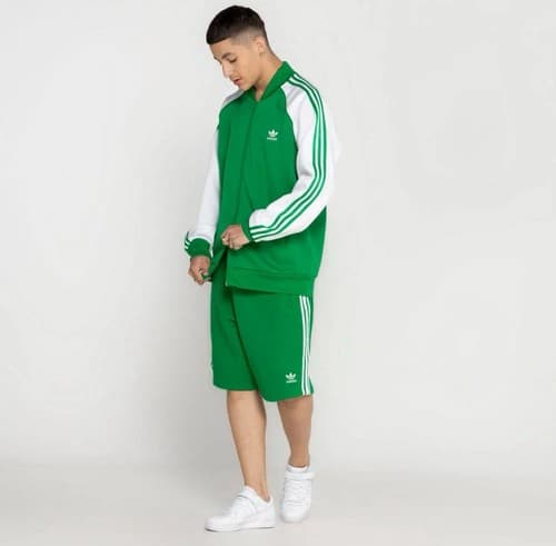 Sz M Adidas Originals Adicolor Classics+ SST Track Top Green White Kelly Jacket - image 1