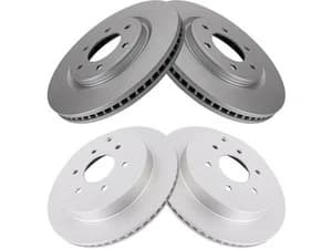 Front and Rear Brake Rotor Set for 2011-2013 Infiniti QX56 by TRQ - image 1