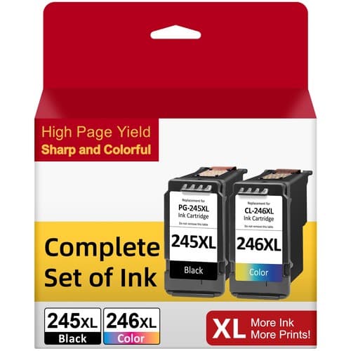 PG-245XL CL-246XL Compatible Ink Cartridge for Canon Pixma MG2522 TS3322 TR4522 - image 1