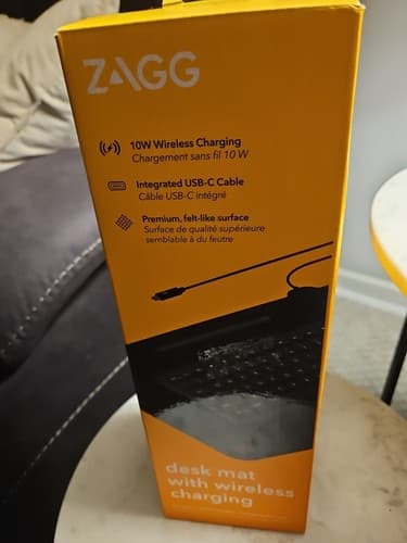 Brand New Authentic ZAGG Desk Mat With Wireless Charging - image 1