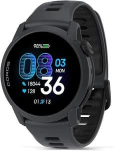 COROS PACE 4 Sport GPS 1.2" AMOLED Touchscreen Running Watch Black Silicone - image 1