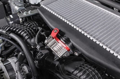 Perrin Red Aluminum Top Mount Intercooler Bracket for 2022-2024 WRX and more - image 1