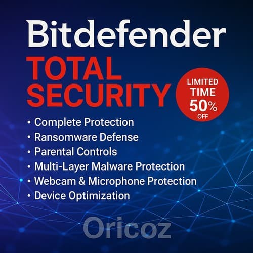 Bitdefender Total Security 2026 | 3 Years | 1-15 Devices | Windows Mac Android - image 1