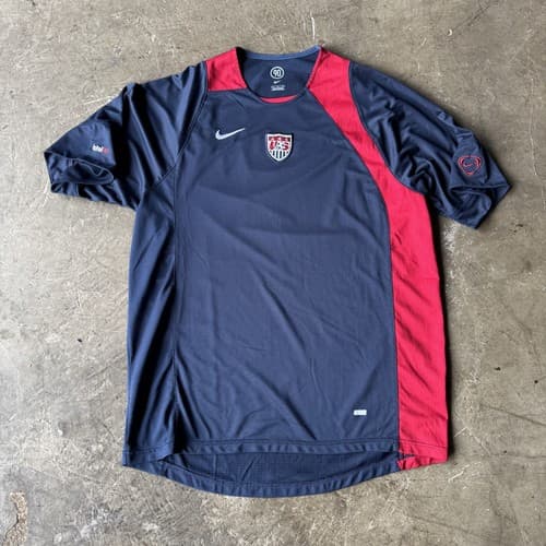 Vintage 2004 USA Mens Soccer jersey Total 90 World cup Football Large - image 1