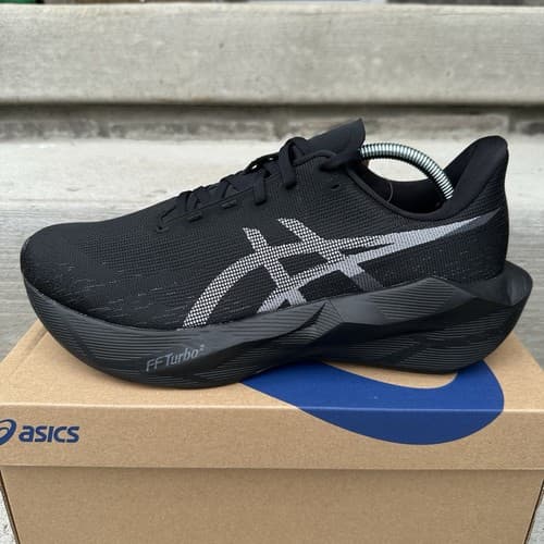 Men's 11 D - ASICS Novablast 6 Black Running Shoes Gym Sneakers 1011C243-002 - image 1