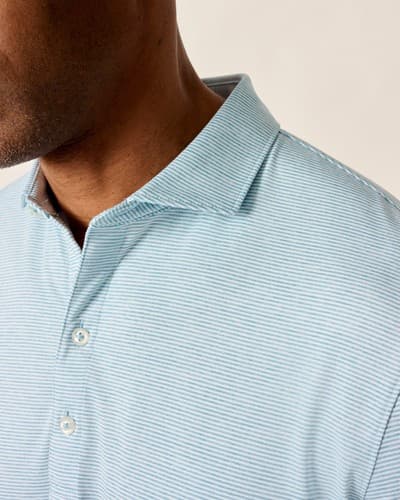 Performance Jersey Polo - Lyndonn Stripe johnnie-O Mens (7847715) - image 1