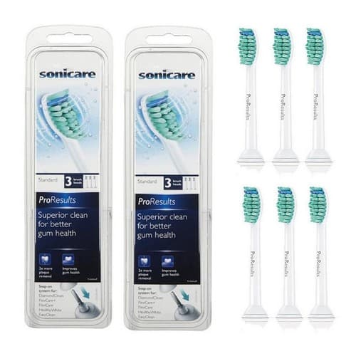 Philips Sonicare ProResults HX6013/64 Replacement Toothbrush Brush Heads - 6 Pcs - image 1