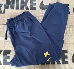 Nike X Michigan Wolverines Player Edition Team Issued Pants XL - image 1