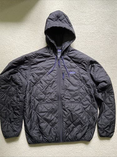 Men’s Patagonia Diamond Quilted Bomber Hoody Size Large - image 1