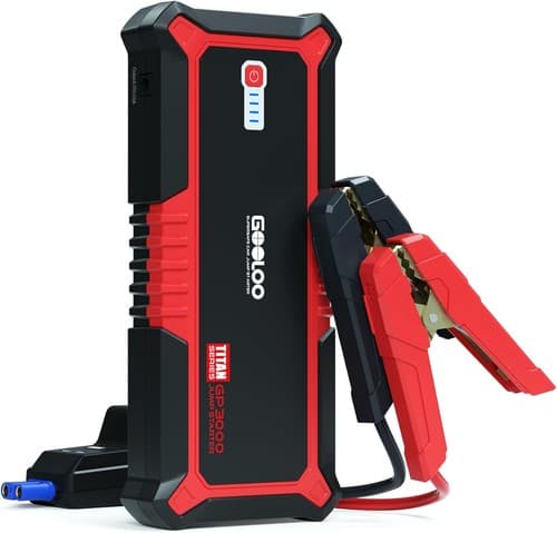 GOOLOO 3000A Peak 12V Car Jump Starter Battery Booster Charger for 9L & 7L Engines - image 1
