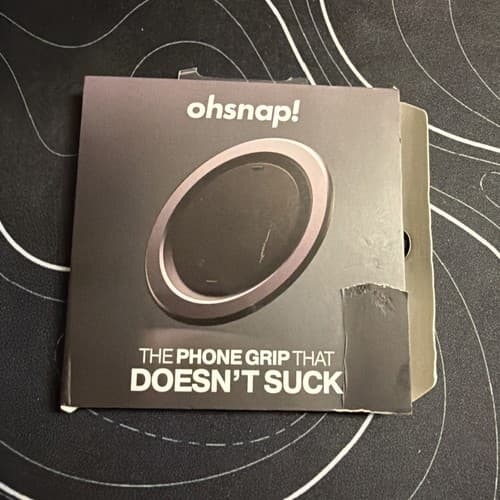 ohsnap! MagSafe Grip and stand - High Quality - Durable - Boring Black - image 1